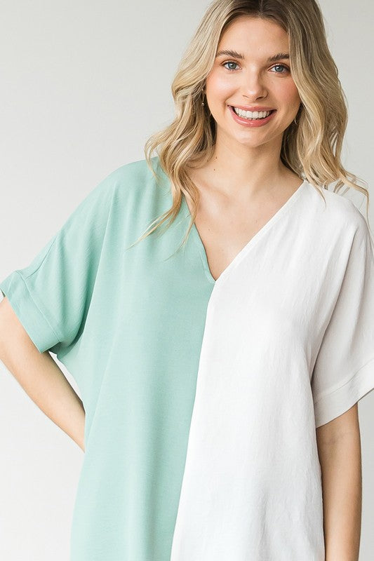 THE COLOR BLOCK TOP
