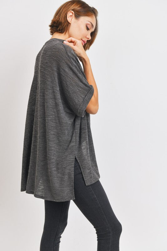 THE CHARCOAL CARDIGAN