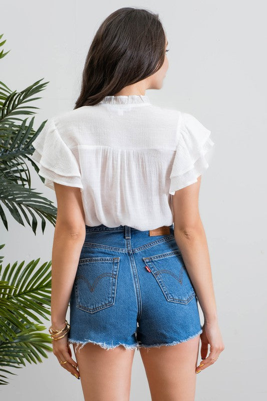 EMBROIDERED SUMMER TOP