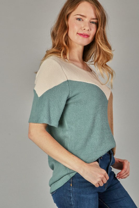 ALL FOR FUN TOP - TEAL