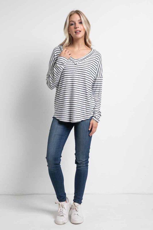PERFECT FOR FALL STRIPED TOP