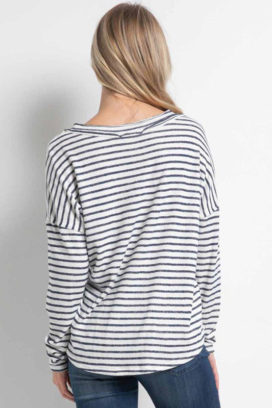 PERFECT FOR FALL STRIPED TOP