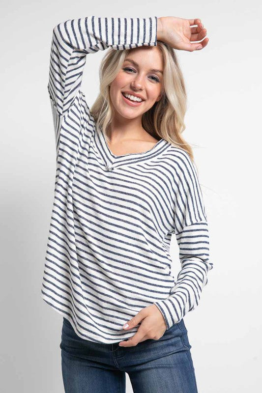 PERFECT FOR FALL STRIPED TOP