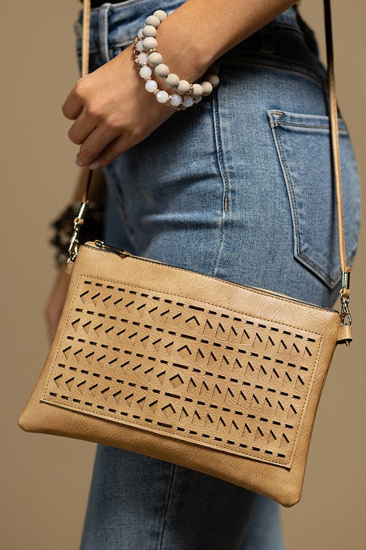 ARROW CUT BOHO CROSSBODY