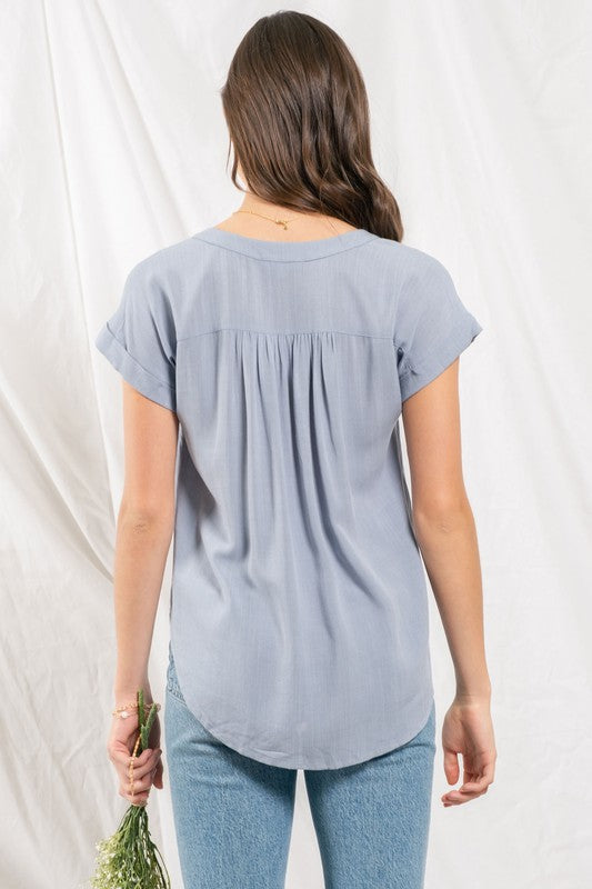 THE LYNN BUTTON DOWN TOP