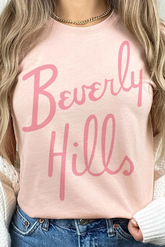 BEVERLY HILLS GRAPHIC TEE - S - 3X  RESTOCKED