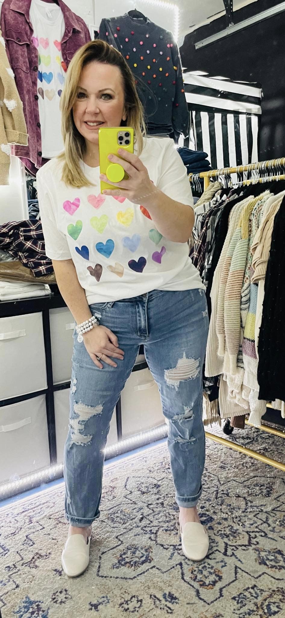 HIGH WAIST DESTROYED BOYFRIEND FIT - RESTOCKED