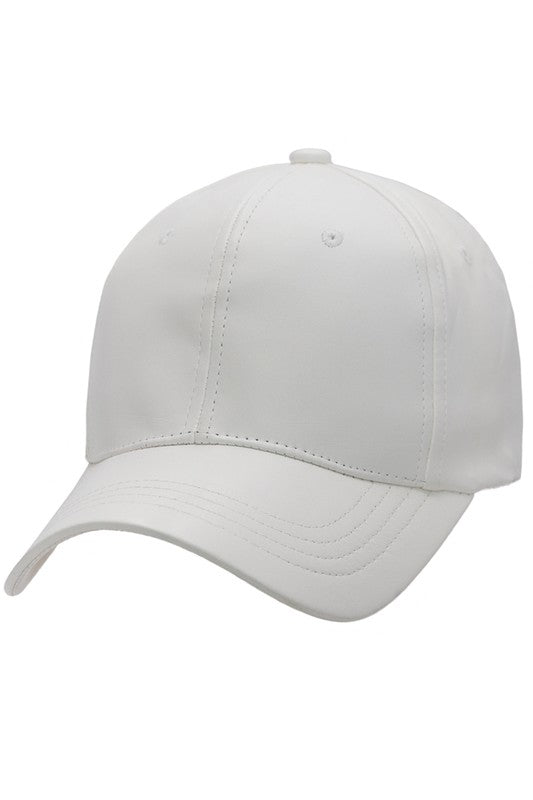 LEATHER BASEBALL CAP - NEW COLORS ADDED