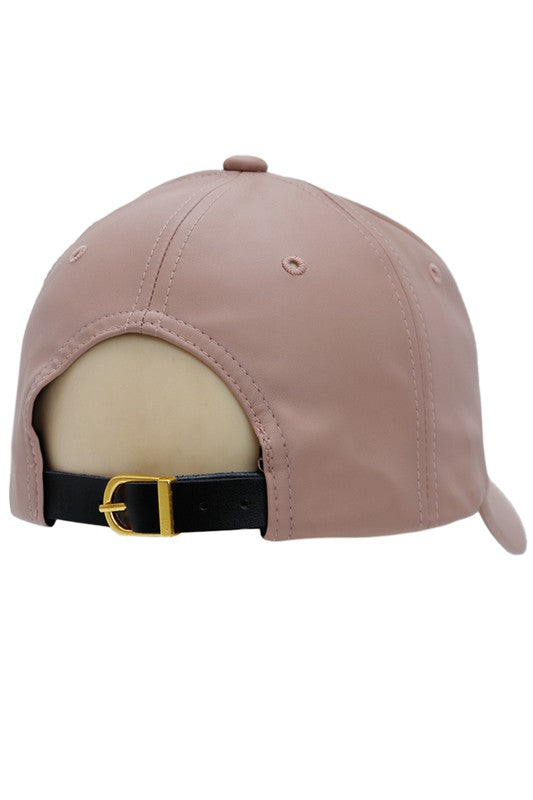 LEATHER BASEBALL CAP - NEW COLORS ADDED