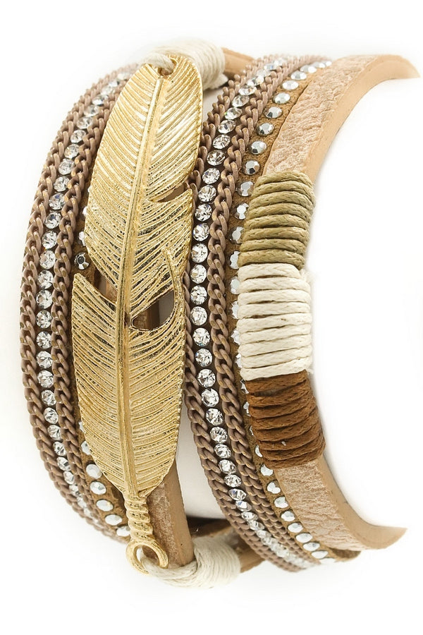Leaf Wrap Bracelet