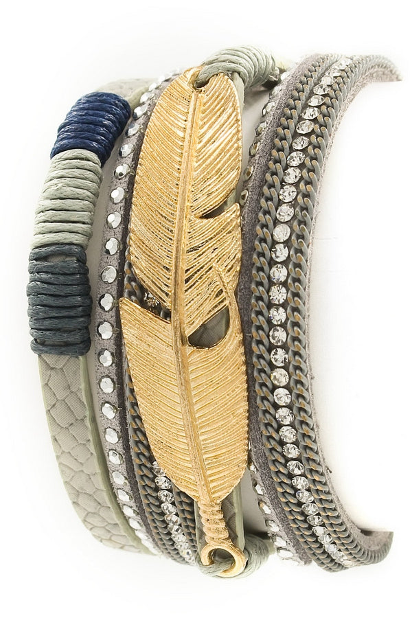 Leaf Wrap Bracelet