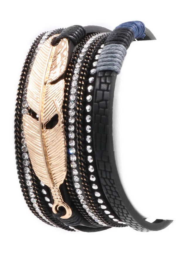 Leaf Wrap Bracelet
