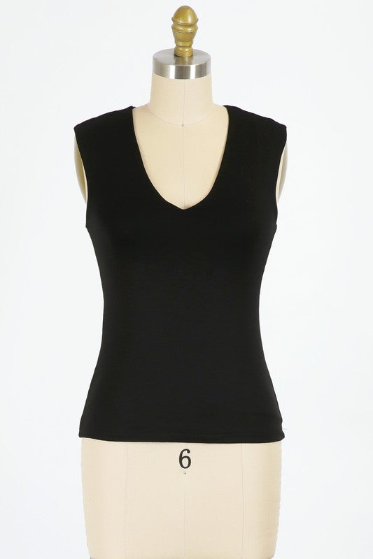 DOUBLE LAYERED TANK TOP - 2 COLORS