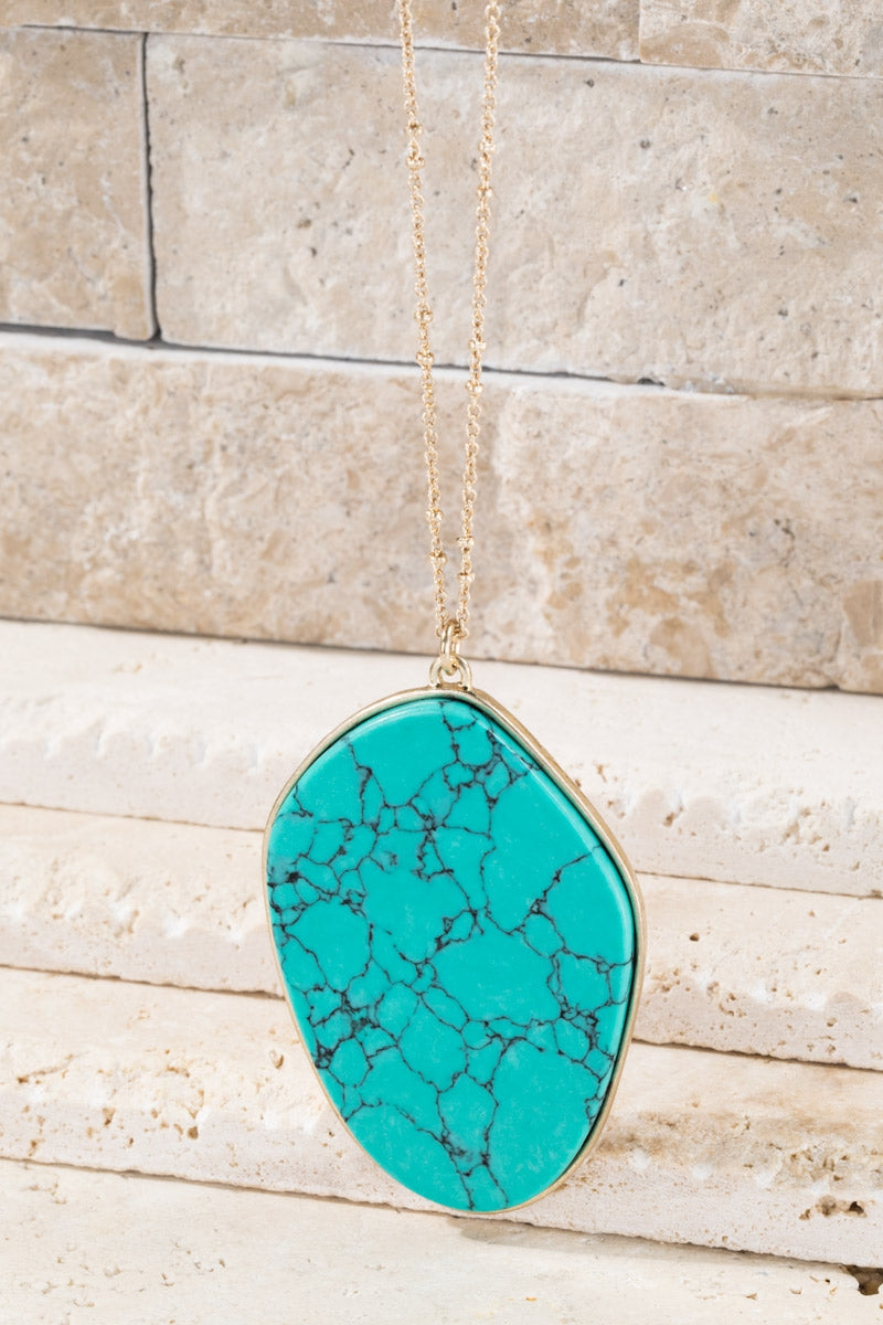 Turquoies Natural Stone Necklace