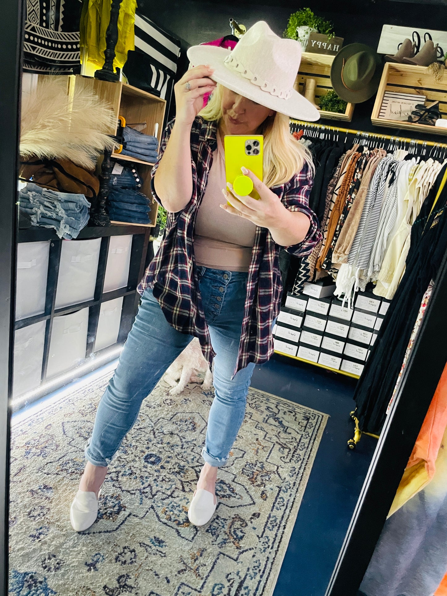 OVERSIZE PLAID SHIRT