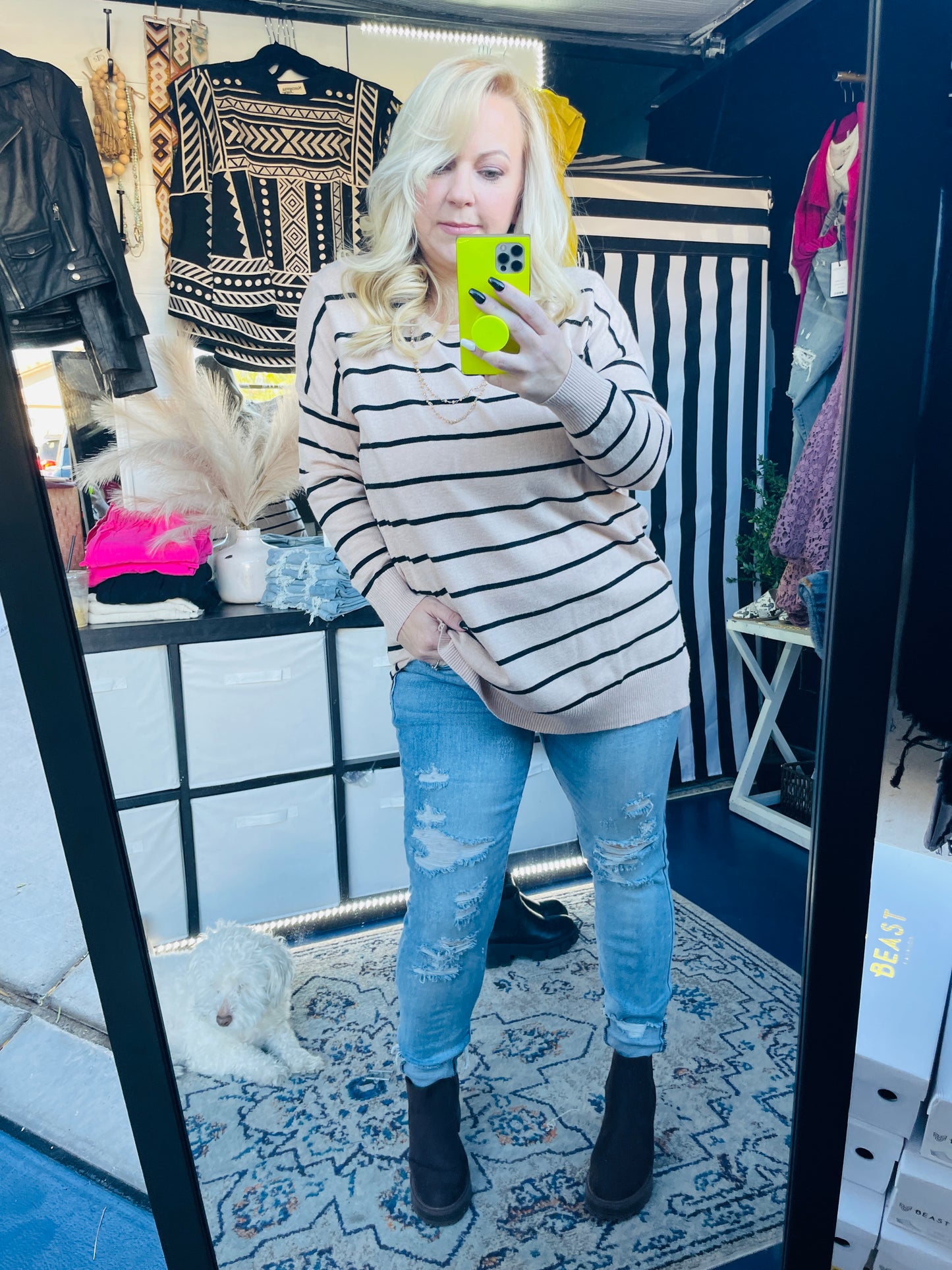 LONG SLEEVE ROUND NECK TOP