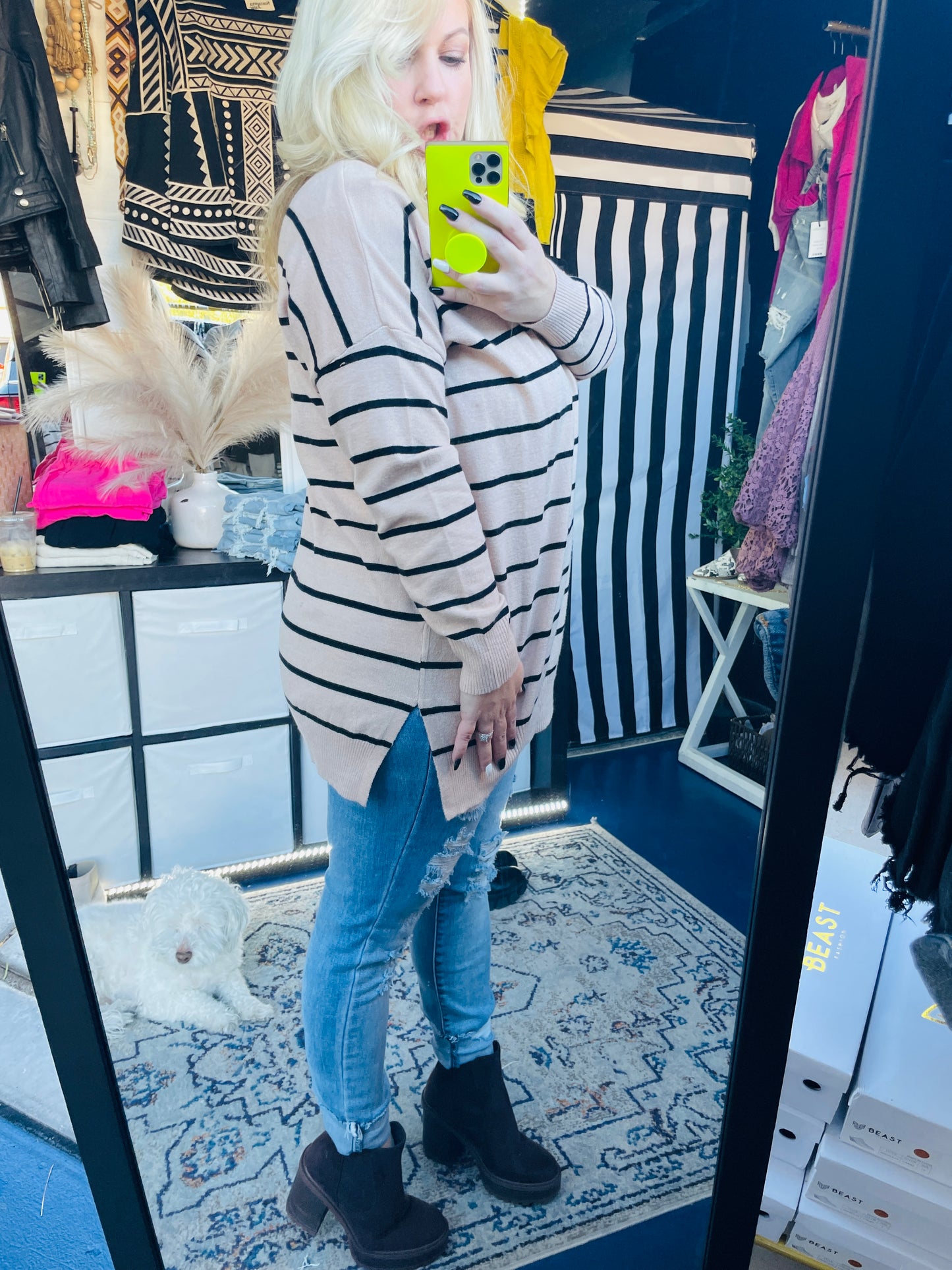 LONG SLEEVE ROUND NECK TOP