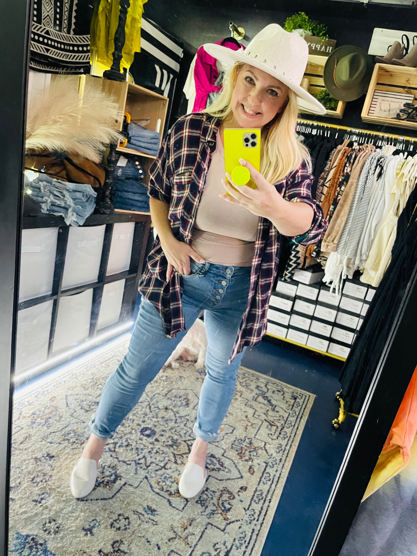 OVERSIZE PLAID SHIRT