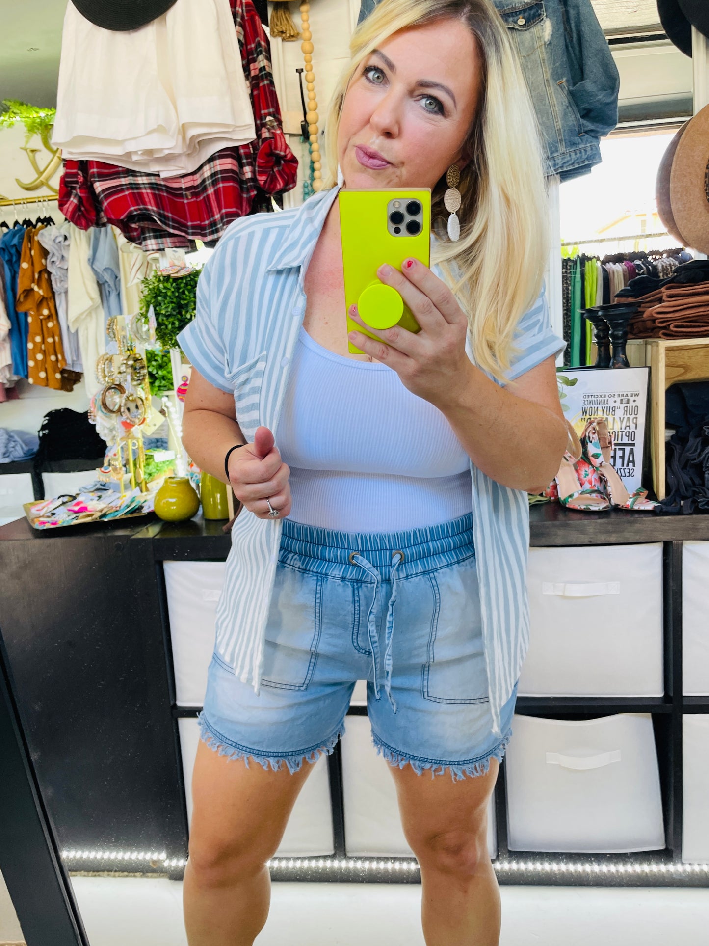 STRIPED SLEEVE SHIRT