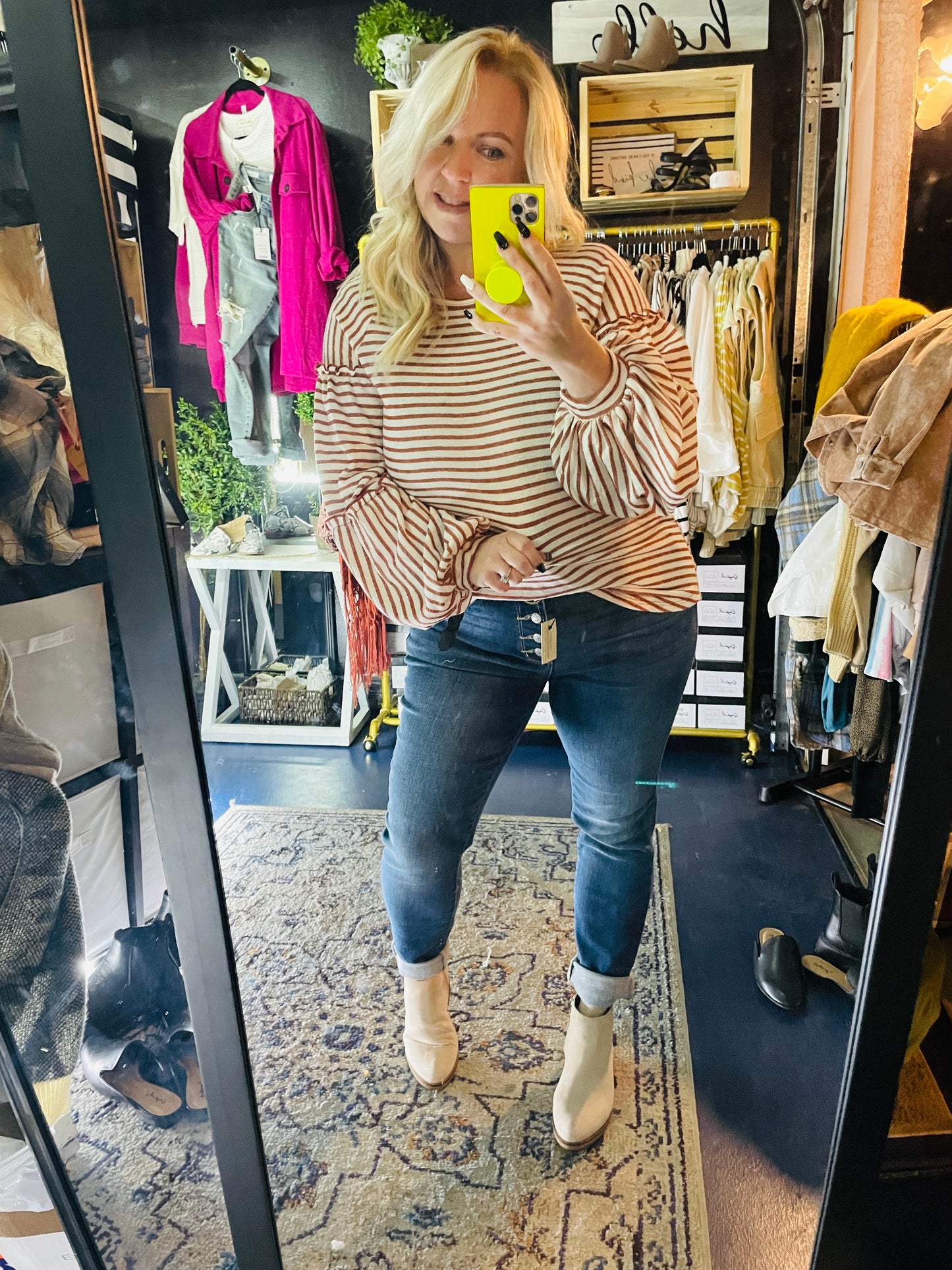 AUTUMN STRIPE TOP
