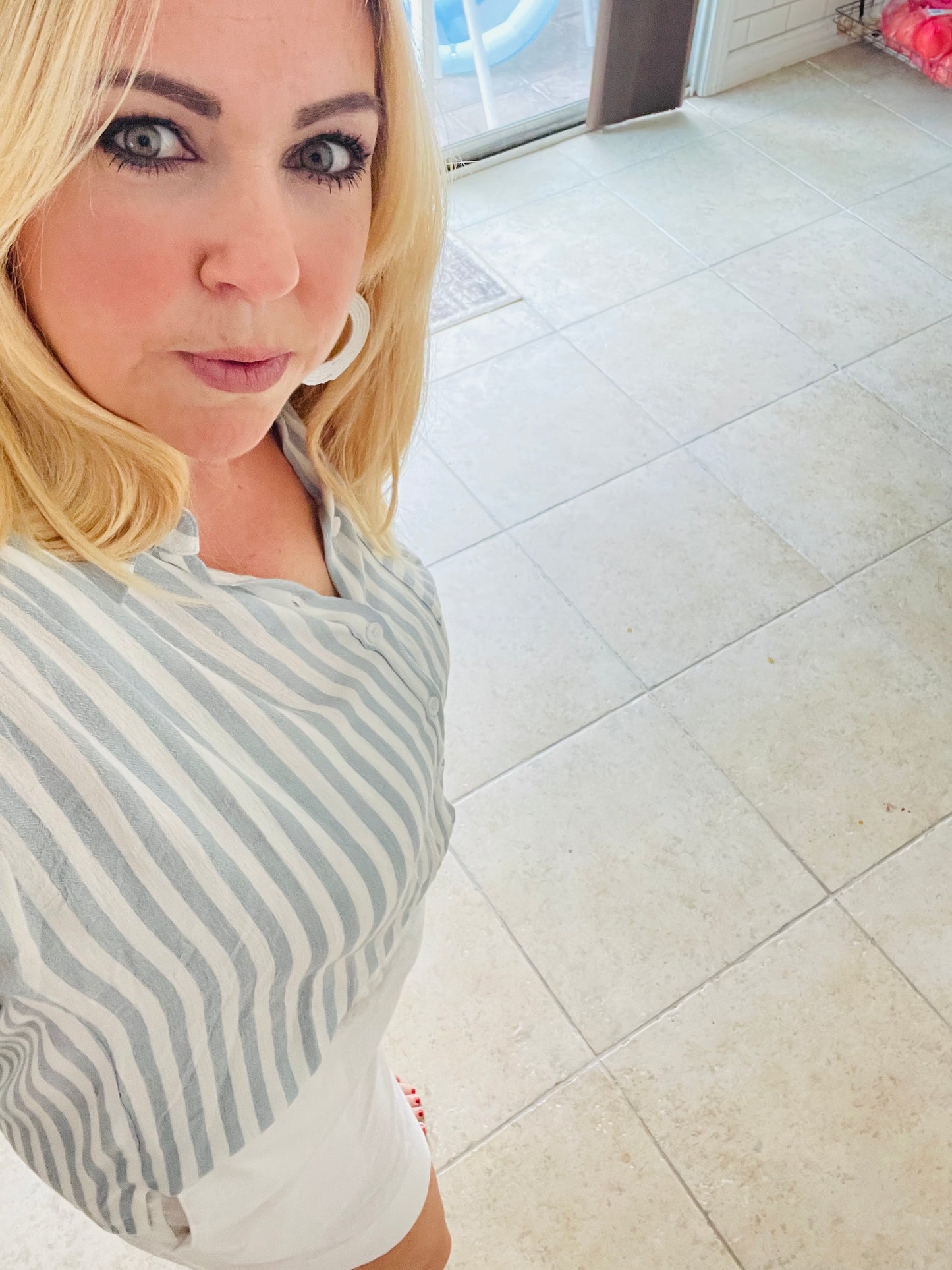 STRIPED SLEEVE SHIRT